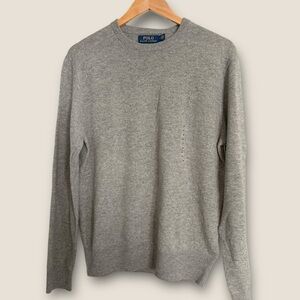 Polo by Ralph Lauren Men's Gray Crewneck Sweater
